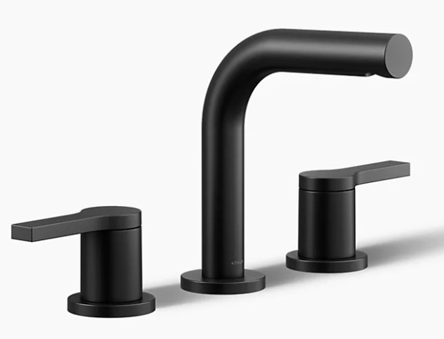 Kohler · Elate Widespread Bath Faucet, Matte Black