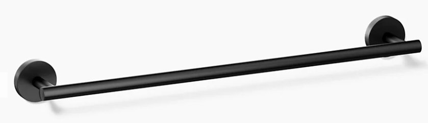Kohler · Elate 18" Towel Bar, Matte Black
