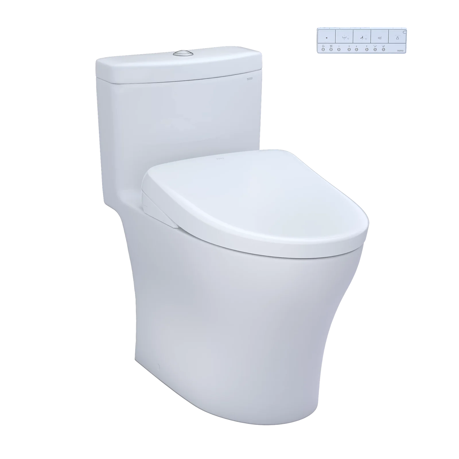 Toto · Aquia IV Washlet+C2 Two-Piece Toilet